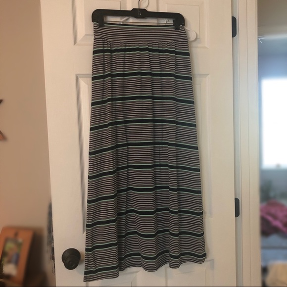Striped Maxi Skirt - Picture 1 of 3